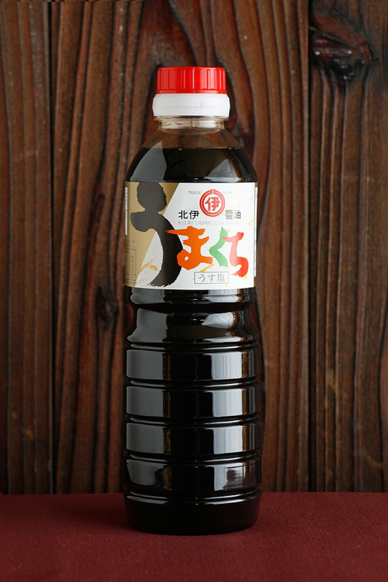 北伊醤油 うまくち うす塩 (こいくち醤油) 500ml